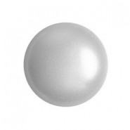 Cabuchon de vidrio par Puca® 18mm - White pearl 02010/11402